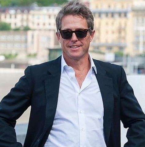 Her father Hugh Grant